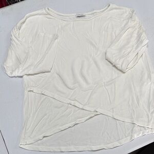 Calvin Klein Cream Short Sleeve Top